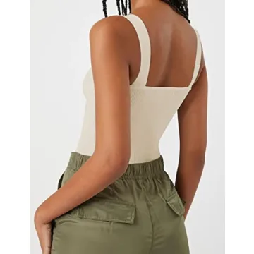 SAFRISIOR Women Sweetheart Neck Twist Crop Tank Top