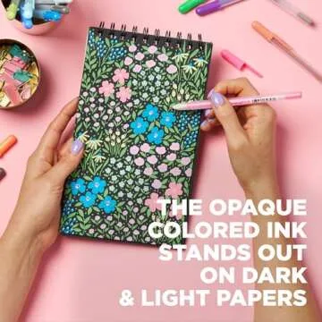 SAKURA Gelly Roll Moonlight 06 Gel Pens - Fine Point Ink Pen for Journaling, Art, or Drawing - Assorted Fluorescent Ink - Fine Line - 10 Pack