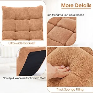 Giantex Floor Chair Adjustable Back Support for Comfort