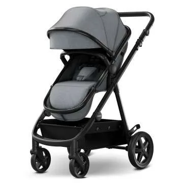Mompush Meteor 2 Baby Stroller 2-in-1 with Bassinet Mode - Perfect for Family Outings!
