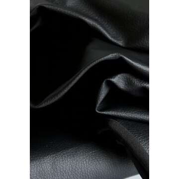 Sophi & Co. Vegan Lash Bed Cover - Wipeable, Reusable and Waterproof Fitted Linen, Excellent Spa Salon Massage Table Linen, Vegan Leather Spa Bed Topper, 1 Count (6ft, Black)