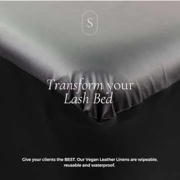 Sophi & Co. Vegan Lash Bed Cover - Wipeable Luxury Linen