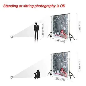 Kate 5ft(W) x7ft(H) Christmas Backdrop Christmas Wood Backgrounds Children Christmas Background