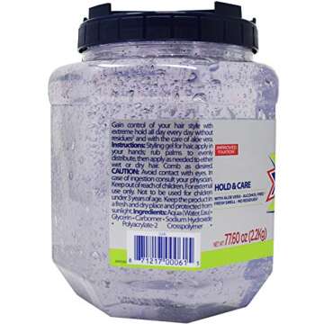 Wet Line Xtreme Professional Styling Gel, UV Protection and Extra Hold