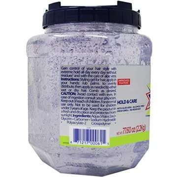 Wet Line Xtreme Professional Styling Gel, UV Protection and Extra Hold