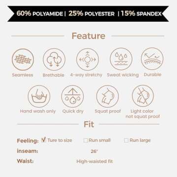 Aoxjox Seamless Leggings for Women - Ultimate Comfort