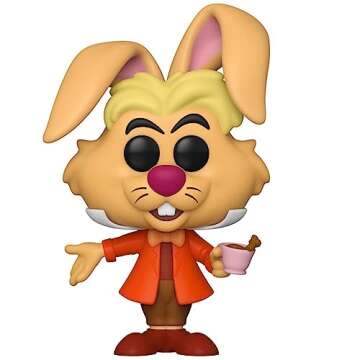 Funko POP Collectible Figure POP Disney: Alice in Wonderland 70th - March Hare Multicolor, 3.75 inches,55737