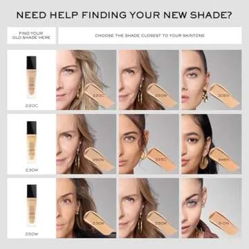 Lancôme Teint Idole Ultra Wear Buildable Full Coverage Foundation - Longwear & Waterproof - Natural Matte Finish - 250W (Light to Medium Skin with Warm/Peachy Undertones), 1 Fl Oz