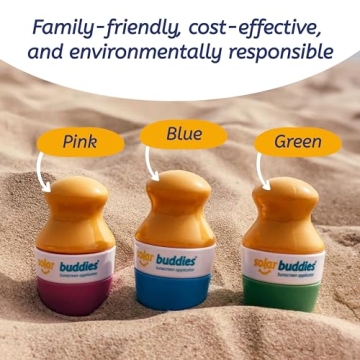 Solar Buddies Refillable Sunscreen Applicator for Family Travel