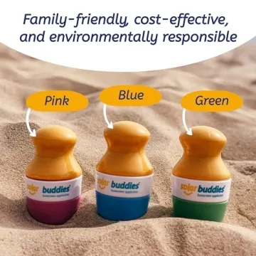 Solar Buddies Refillable Sunscreen Applicator for Family Travel