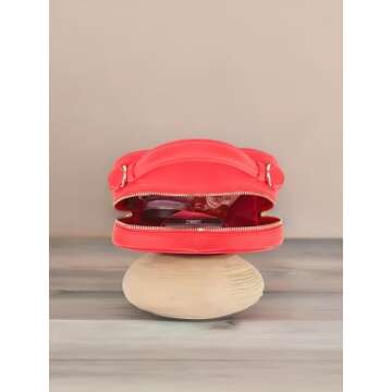 Heart Shape Satchel Crossbody Purse by Lola Mae