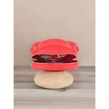 Heart Shape Satchel Crossbody Purse by Lola Mae