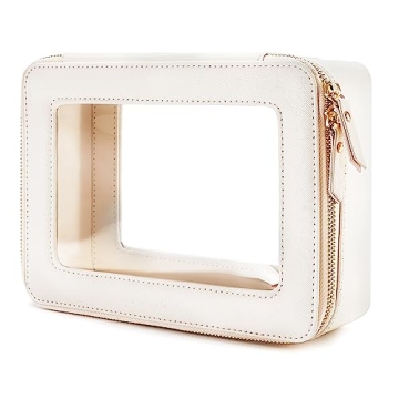 Aveniee Clear Makeup Bag Cosmetic Organizer Case, Waterproof Travel Toiletry Bag for Women, Skincare...