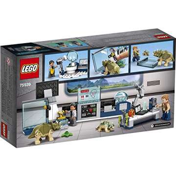 LEGO Jurassic World Dr. Wu's Lab Building Kit with Dinosaurs