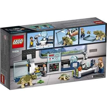 LEGO Jurassic World Dr. Wu's Lab Building Kit with Dinosaurs