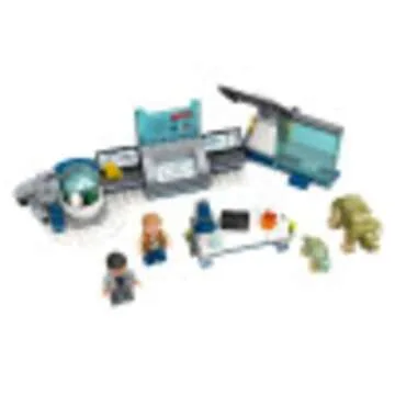 LEGO Jurassic World Dr. Wu's Lab Building Kit with Dinosaurs