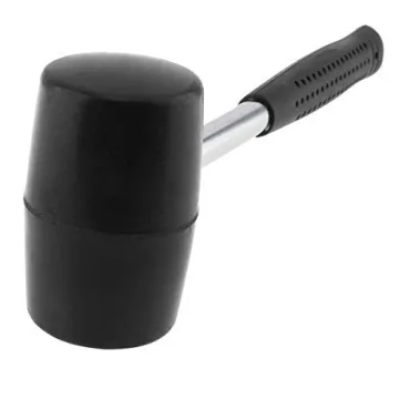 OriGlam Black Rubber Mallet for All DIY and Pro Jobs