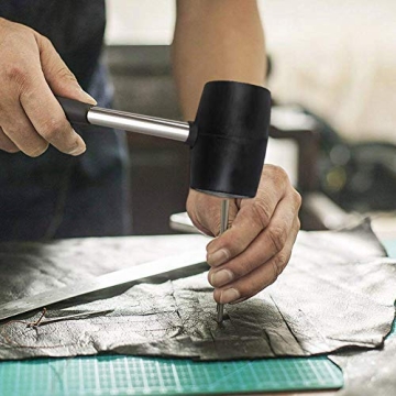 OriGlam Black Rubber Mallet for All DIY and Pro Jobs