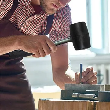 OriGlam Black Rubber Mallet for All DIY and Pro Jobs