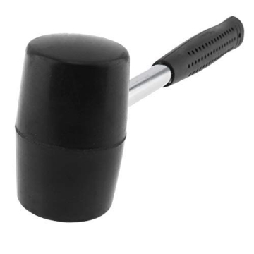 OriGlam Black Rubber Mallet for All DIY and Pro Jobs