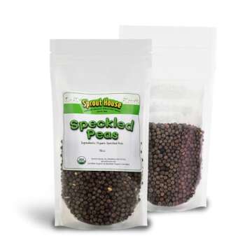 Grow Organic Speckled Pea Sprouts at Home for Healthy Meals
