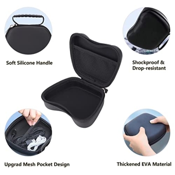 Flyekist Controller Case Compatible with Nintendo Switch Pro Controller, PS5, PS4, Xbox Controller and More Hard Protective Cover Travel Carrying Case Portable Storage Bag