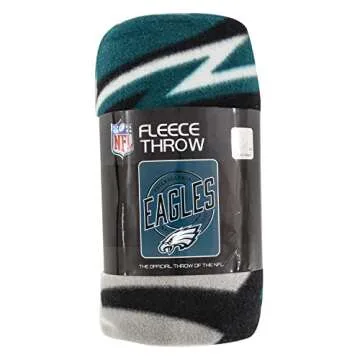 Northwest NFL Philadelphia Eagles Unisex-Adult Fleece Throw Blanket, 50" x 60", Campaign