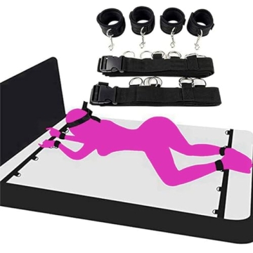 Adventure Awaits with Our Bed Bondage Restraints Kit for Couples