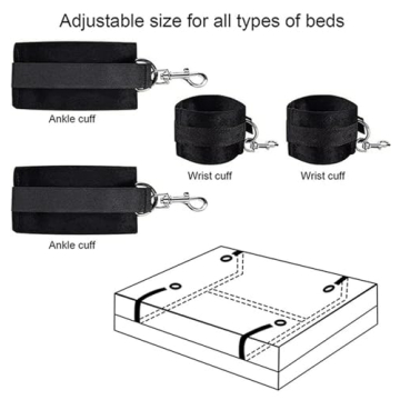 Explore Intimate Fun with Our Bed Bondage Restraints Kit