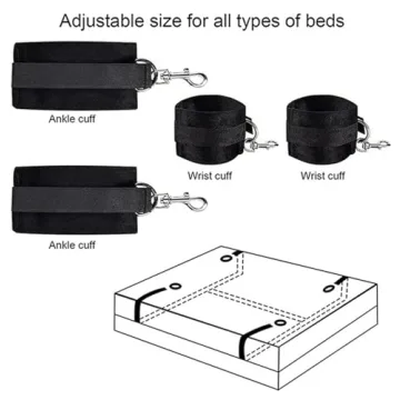 Explore Intimate Fun with Our Bed Bondage Restraints Kit
