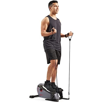 Sunny Health & Fitness Portable Stand Up Elliptical for All Ages