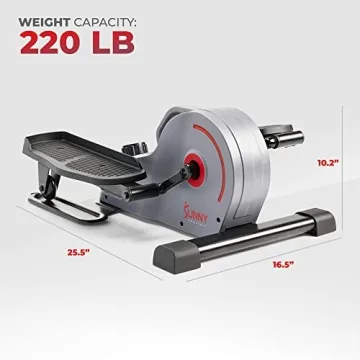 Sunny Stand Up Elliptical for Easy Home Workouts