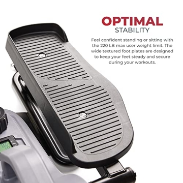 Sunny Stand Up Elliptical for Easy Home Workouts