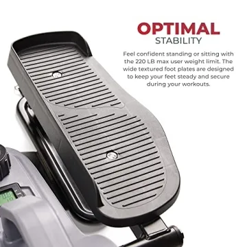 Sunny Stand Up Elliptical for Easy Home Workouts