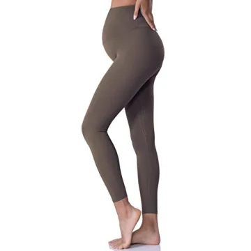 POSHDIVAH Maternity Leggings Over Belly Active Wear