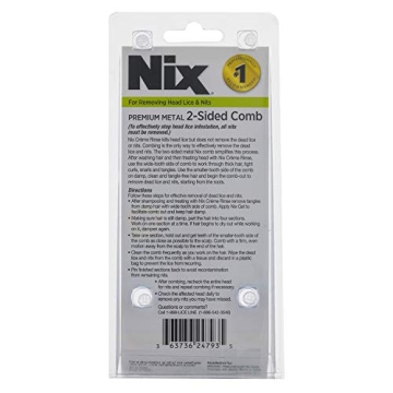 Nix 2-Sided Lice Removal Comb for All Hair Types