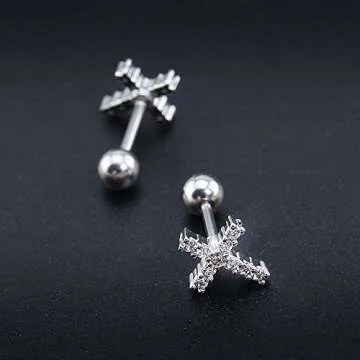 Elegant Sparkling Cubic Zirconia Stud Earrings for All