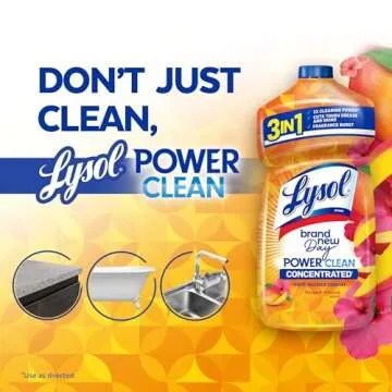 LYSOL Power Clean Multi-Surface Cleaner, 2x Concentrated