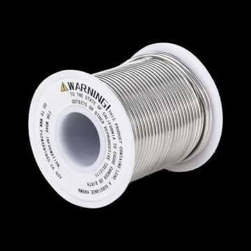 Sn60/Pb40 Tin Lead Solder Wire For Stained Glass 2.0mm Dia No Flux Welding Soldering Tin By Wonderway (16oz)