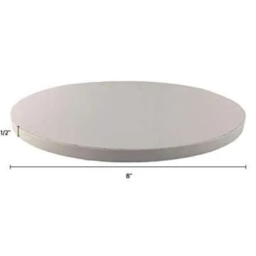 Sturdy 8 Inch Cake Board Drums Set of 6 for Easy Decorating