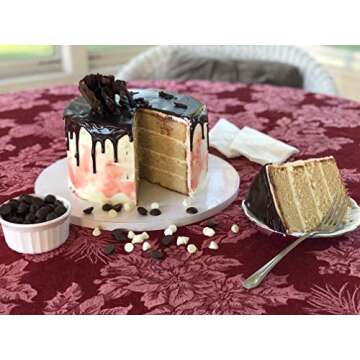 Sturdy 8 Inch Cake Board Drums Set of 6 for Easy Decorating