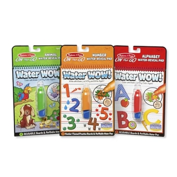 Melissa & Doug On the Go Water Wow Activity Pads 3-Pack