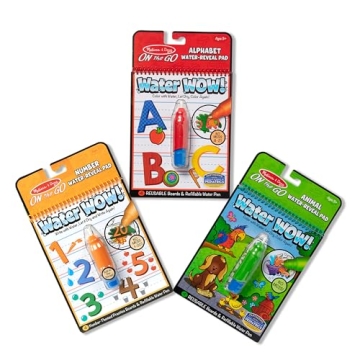 Melissa & Doug On the Go Water Wow Activity Pads 3-Pack