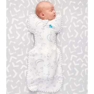 Love to Dream Swaddle UP, Silky-Lux 1.0 TOG, Super Soft, Luxurious 100% Viscose from Bamboo, Allow Baby to Sleep in Their Preferred Arms Up Position, Snug Fit Calms Moro Reflex, Cream, 13-19lbs