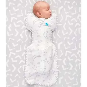 Love to Dream Swaddle UP, Silky-Lux 1.0 TOG, Super Soft, Luxurious 100% Viscose from Bamboo, Allow Baby to Sleep in Their Preferred Arms Up Position, Snug Fit Calms Moro Reflex, Cream, 13-19lbs
