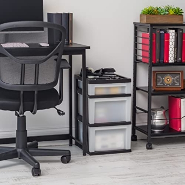 IRIS USA 3 Drawer Storage Cart for Effective Organization