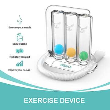 Willnice Training Device: Easy-to-Use Daily Lung Exerciser for All Ages