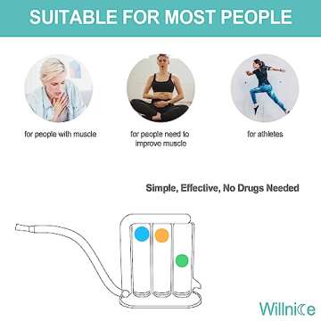 Willnice Daily Exercise Device for Lung Strength Improvement