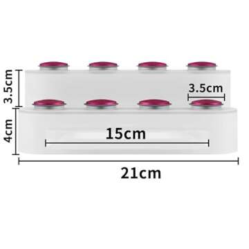 Storage Holder for Dyson Airwrap Curling Iron Accessories 8-Head Desktop Vertical Stand Storage Rack