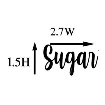 Thistle Brook Cottage Kitchen Decal Stickers for Jars 10 Pack